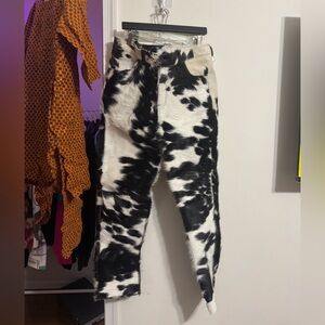 Cowhide Fur Pants